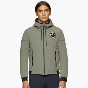 Cavalleria Toscana Jacke Herren CT Team Nylon Stretch Hooded Bomber Daunenjacke