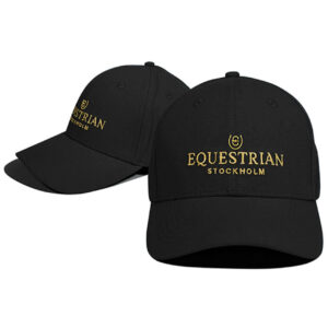 Equestrian Stockholm  Cap Black Gold Baseballcap