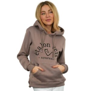 etalon vert Hoodie-Pullover Damen Indoctro Kapuzenpullover