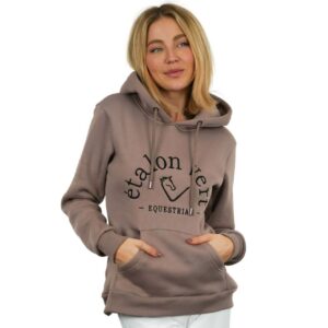 etalon vert Hoodie-Pullover Damen Indoctro Kapuzenpullover