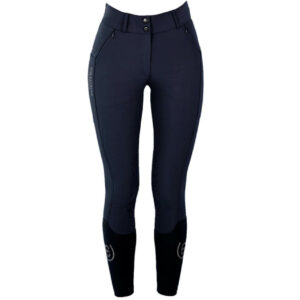 Equestrian Stockholm  Reithose Damen Knee-Grip Jump Elite Midnight Blue Damenreithose Kniebesatz