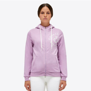 Cavalleria Toscana Sweatjacke Damen CT Emblem Cotton Zip Hoodie FS 2023 Kaupzenjacke Hoodie