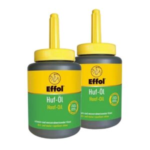 Effol Huföl mit Pinsel 2er Set - Pflegeöl für Hufe im Vorteilspaket