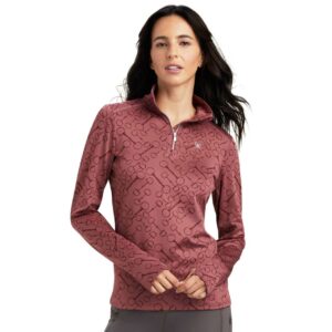 Ariat Baselayer Damen Prophecy 1/4 Zip Funktionsshirt