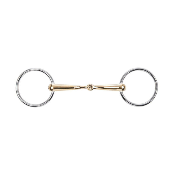 BUSSE Gebiss Wassertrense KAUGAN-SHAPED einfach gebrochen 14 mm
