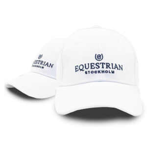 Equestrian Stockholm  Kappe White Blue Meadow FS 2023 Cap Baseballcap