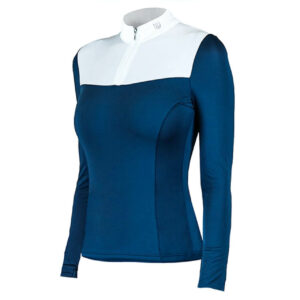 Equestrian Stockholm  Turniershirt Damen Light Breeze Blue Meadow FS 2023 Damenturniershirt