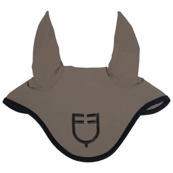 Equestro Fliegenmütze Black Line Edition Fliegenhaube Fliegenohren