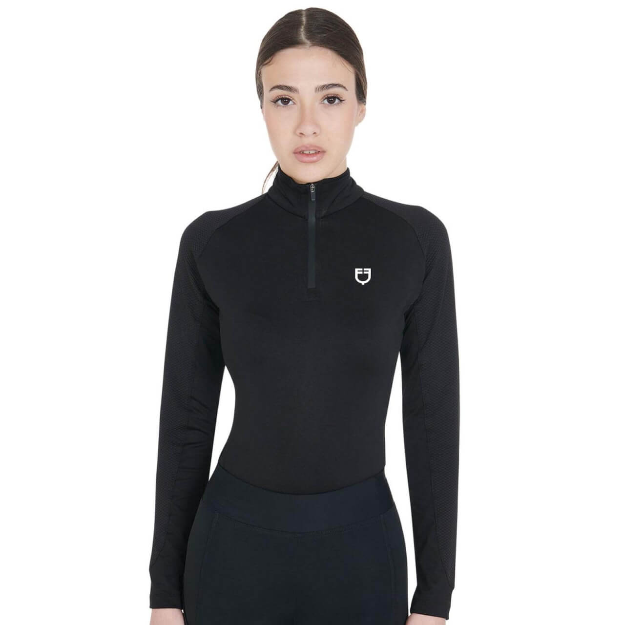 Equestro Langarmshirt Damen Slim Fit Long Sleeve Baselayer