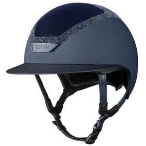 Kask Reithelm Star Lady Chrome Starry Night Crystal Frame