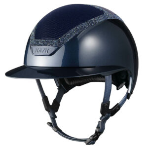 Kask Reithelm Star Lady Pure Shine Starry Night Crystal Frame