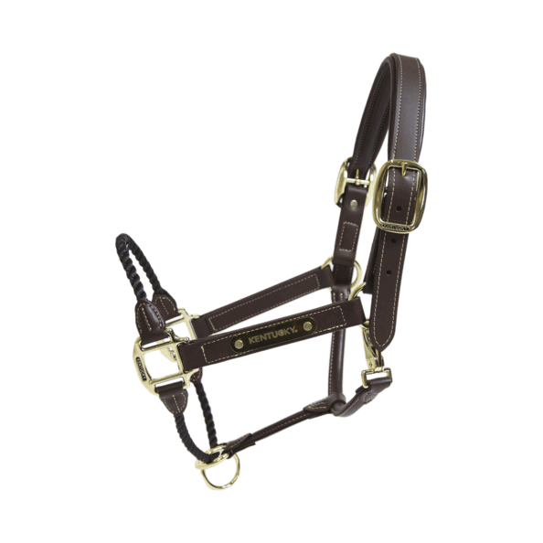 Kentucky Horsewear Lederhalfter Rope Halfter