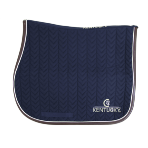 Kentucky Horsewear Springschabracke Leather Fishbone Sattelunterlage