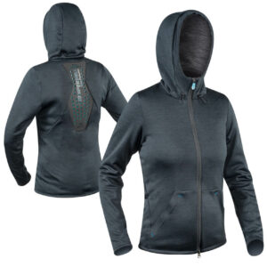 Komperdell Hoody Shirt Damen Full Zip mit Rückenprotektor