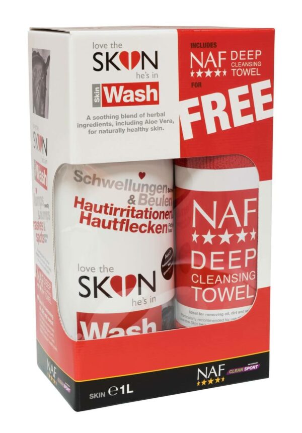 NAF LoveTheSkin Skin Wash 1l Pferdeshampoo