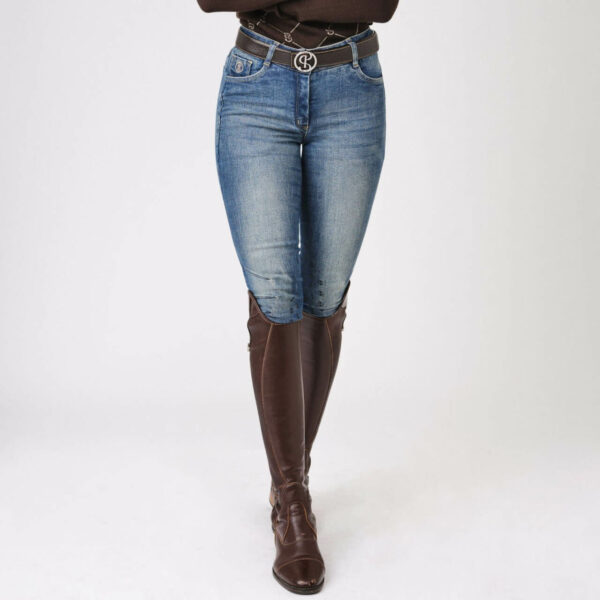 PS of Sweden Reithose Damen Knie-Grip Ellie FS 2023 Jeansreithose Kniebesatz