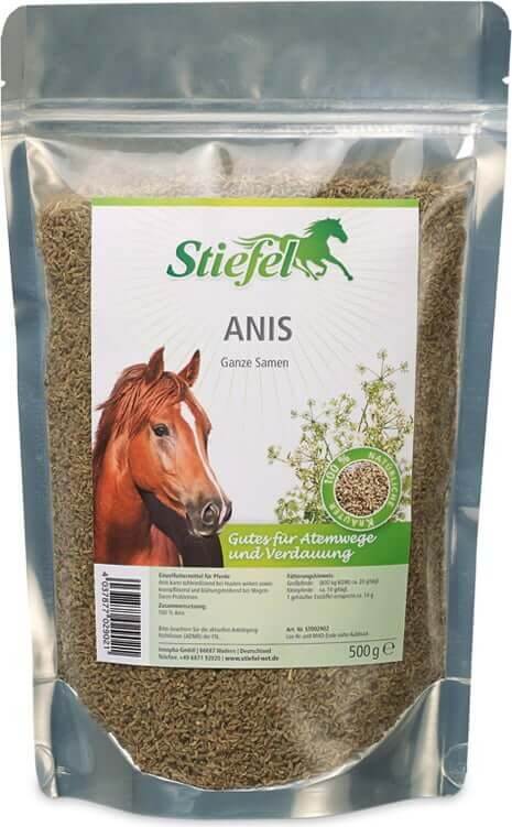 Stiefel Anis Nahrungsergänzungsmittel Pferd