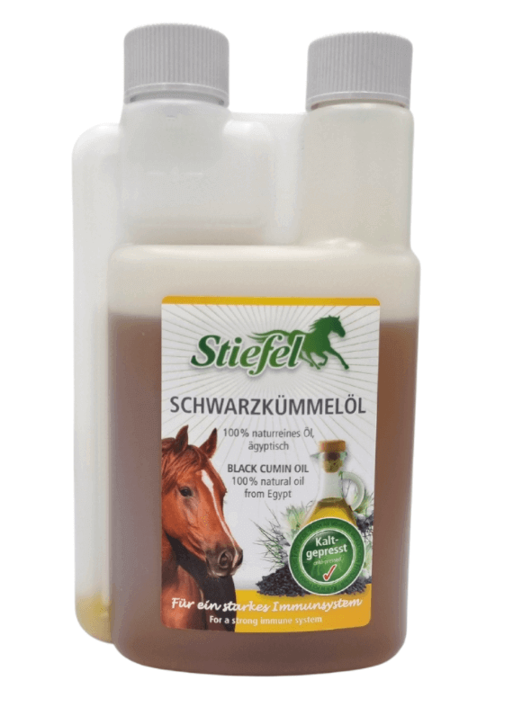 Stiefel Futtermittel Pferd Schwarzkümmelöl 250ml