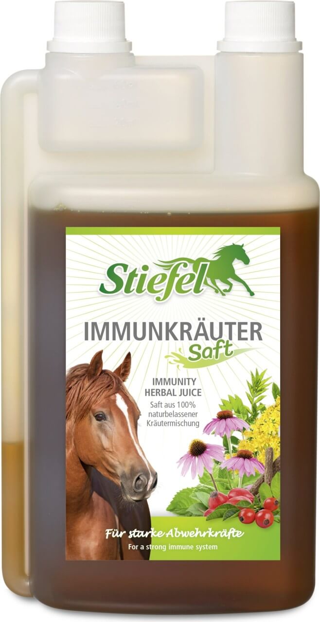 Stiefel Immunkräutersaft Pferd Nahrungsergänzung