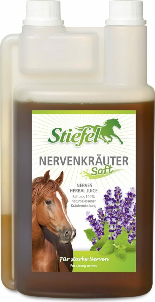 Stiefel Nervenkräutersaft Pferd Nahrungsergänzung Nerven