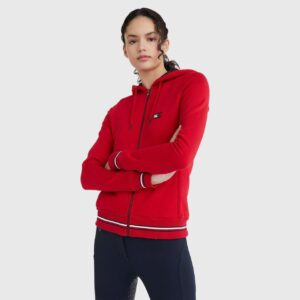 Tommy Hilfiger Equestrian Sweatjacke Damen Zip-thru Hoody Style FS 2022