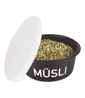 Waldhausen Müsli-Schale mit Deckel Futterschüssel Pferd