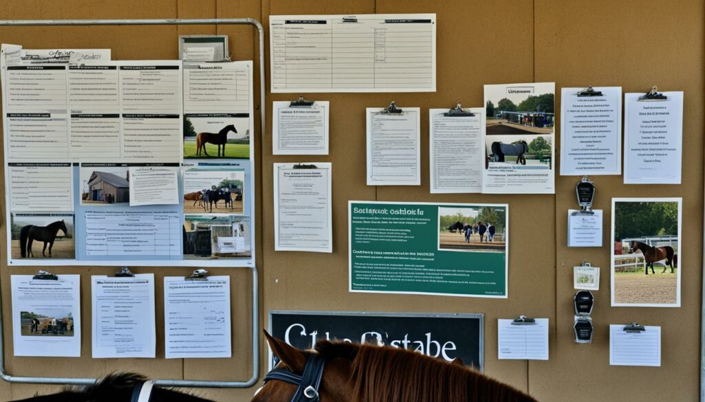 Tägliche Reitstall Checkliste